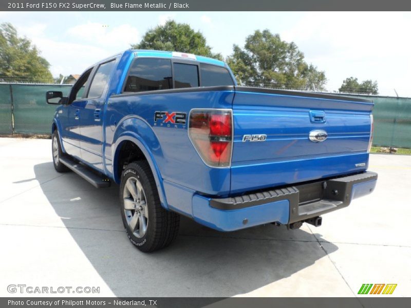 Blue Flame Metallic / Black 2011 Ford F150 FX2 SuperCrew
