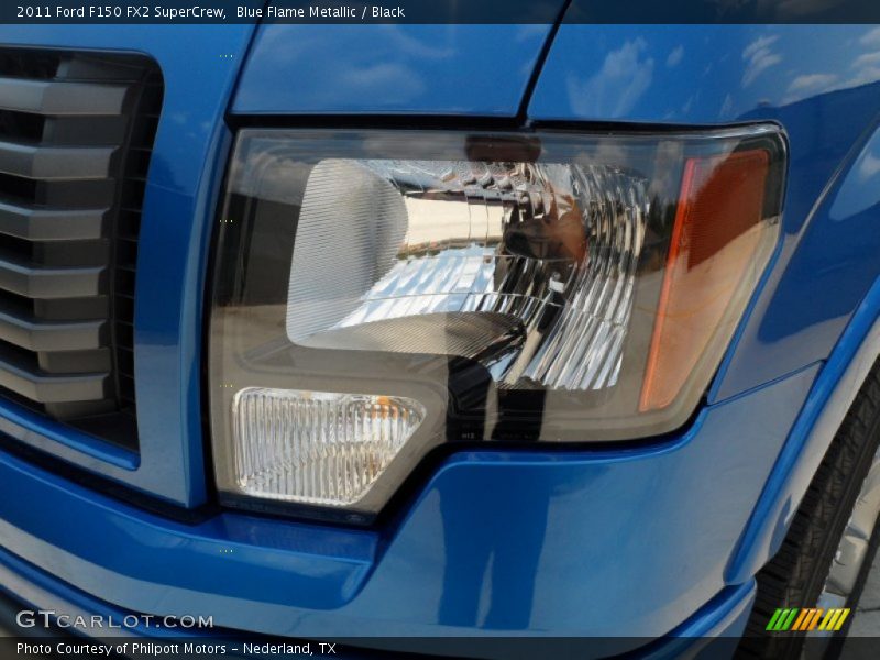 Blue Flame Metallic / Black 2011 Ford F150 FX2 SuperCrew