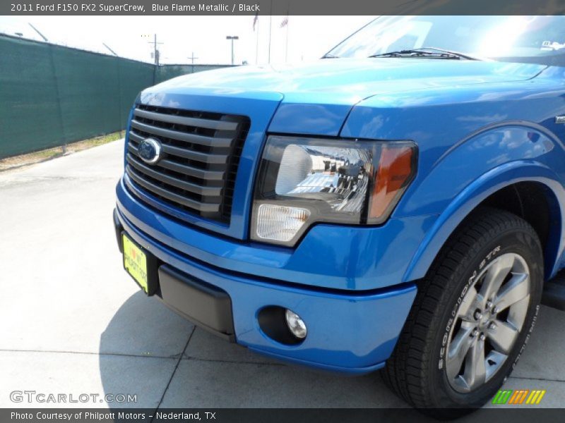 Blue Flame Metallic / Black 2011 Ford F150 FX2 SuperCrew