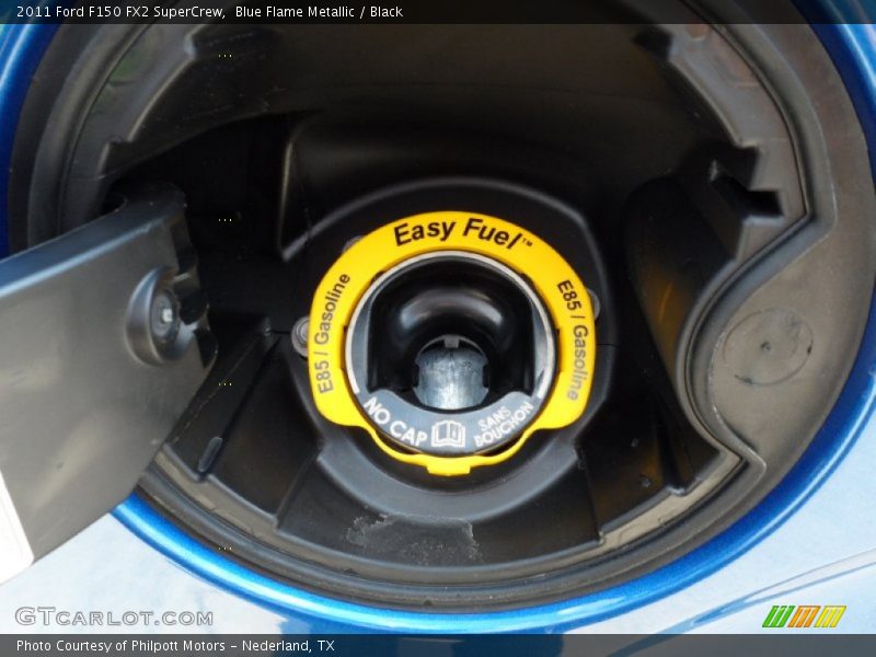 Blue Flame Metallic / Black 2011 Ford F150 FX2 SuperCrew