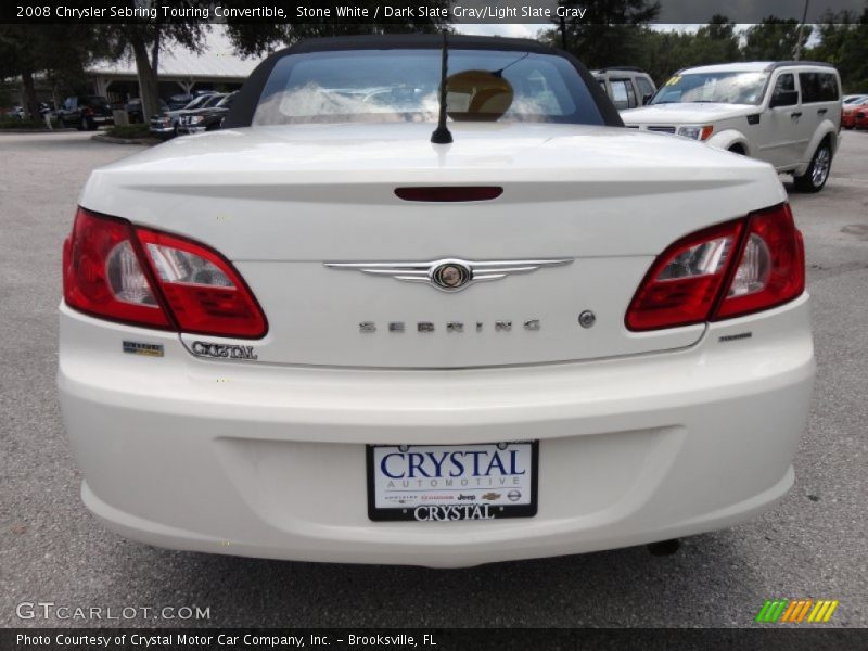 Stone White / Dark Slate Gray/Light Slate Gray 2008 Chrysler Sebring Touring Convertible