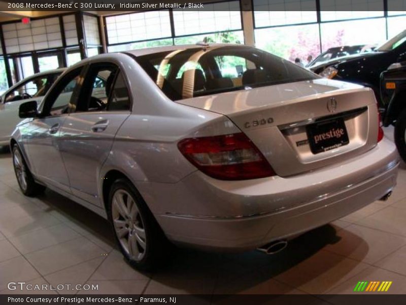 Iridium Silver Metallic / Black 2008 Mercedes-Benz C 300 Luxury