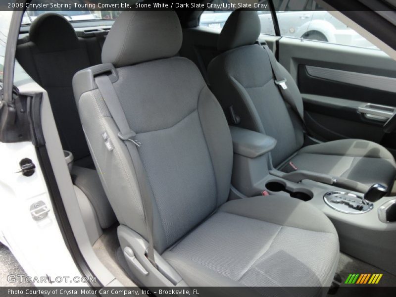Stone White / Dark Slate Gray/Light Slate Gray 2008 Chrysler Sebring Touring Convertible