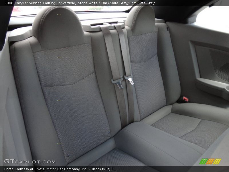 Stone White / Dark Slate Gray/Light Slate Gray 2008 Chrysler Sebring Touring Convertible