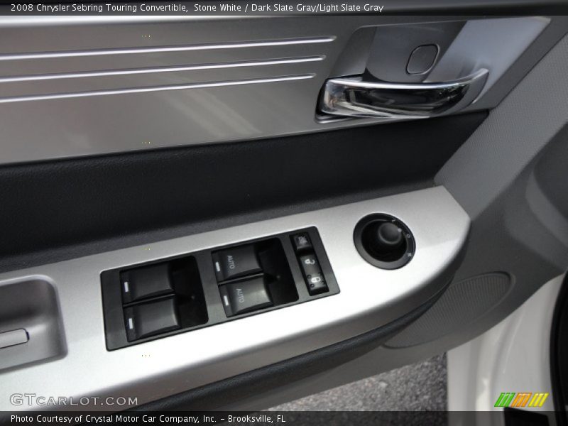 Controls of 2008 Sebring Touring Convertible