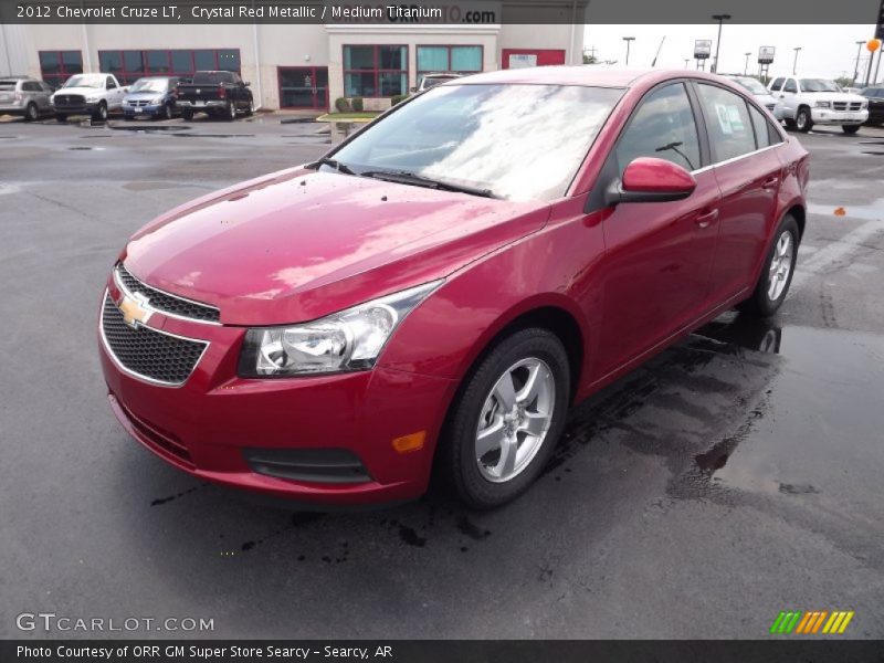 Crystal Red Metallic / Medium Titanium 2012 Chevrolet Cruze LT