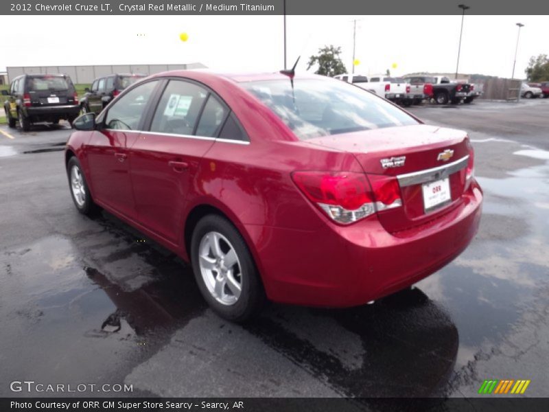 Crystal Red Metallic / Medium Titanium 2012 Chevrolet Cruze LT