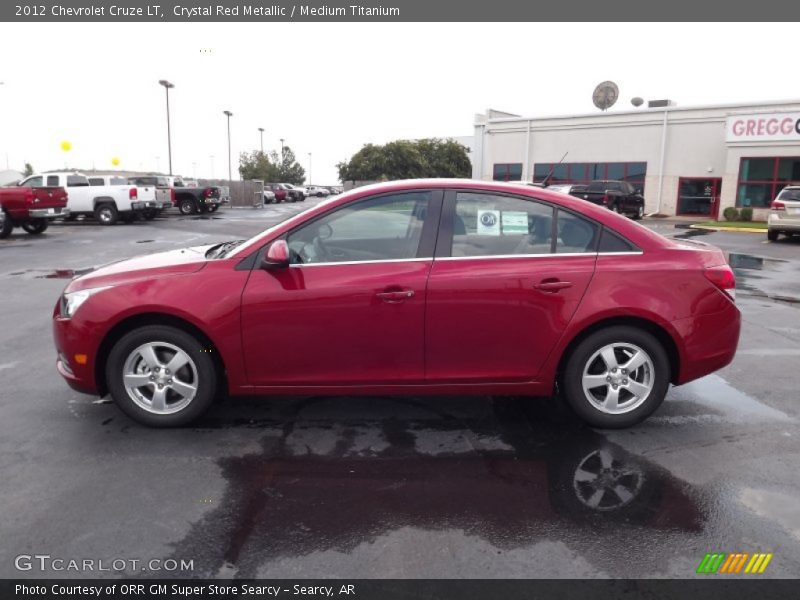 Crystal Red Metallic / Medium Titanium 2012 Chevrolet Cruze LT