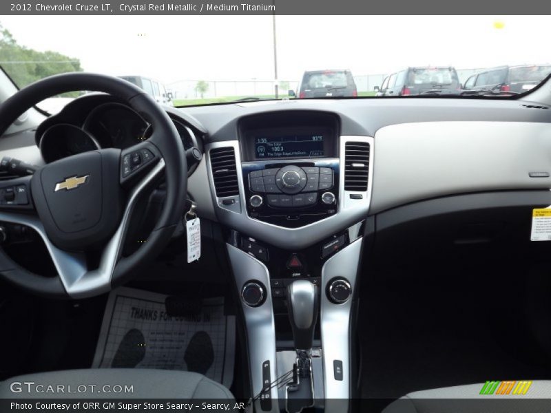 Crystal Red Metallic / Medium Titanium 2012 Chevrolet Cruze LT
