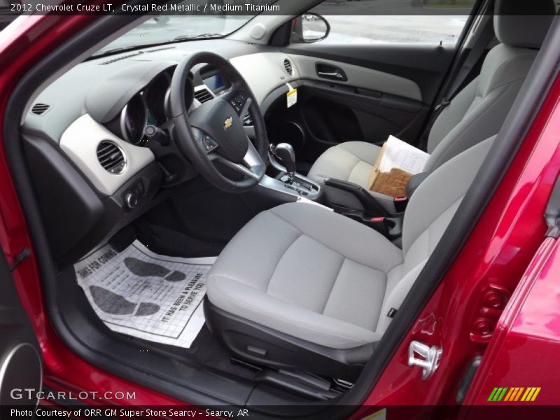 Crystal Red Metallic / Medium Titanium 2012 Chevrolet Cruze LT