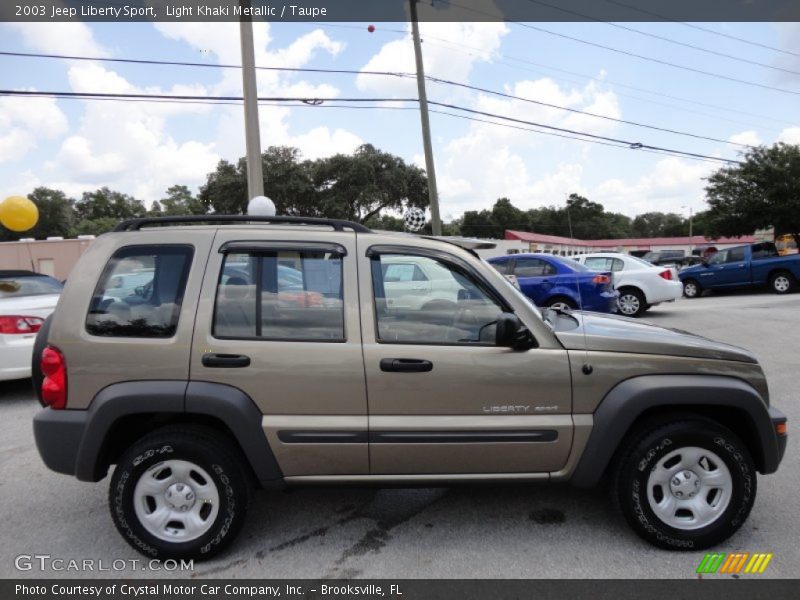 Light Khaki Metallic / Taupe 2003 Jeep Liberty Sport