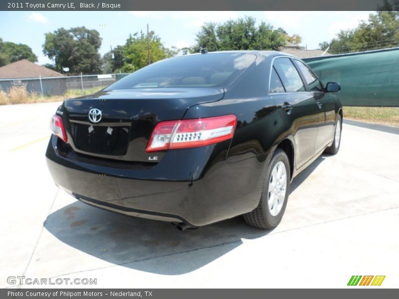 Black / Bisque 2011 Toyota Camry LE