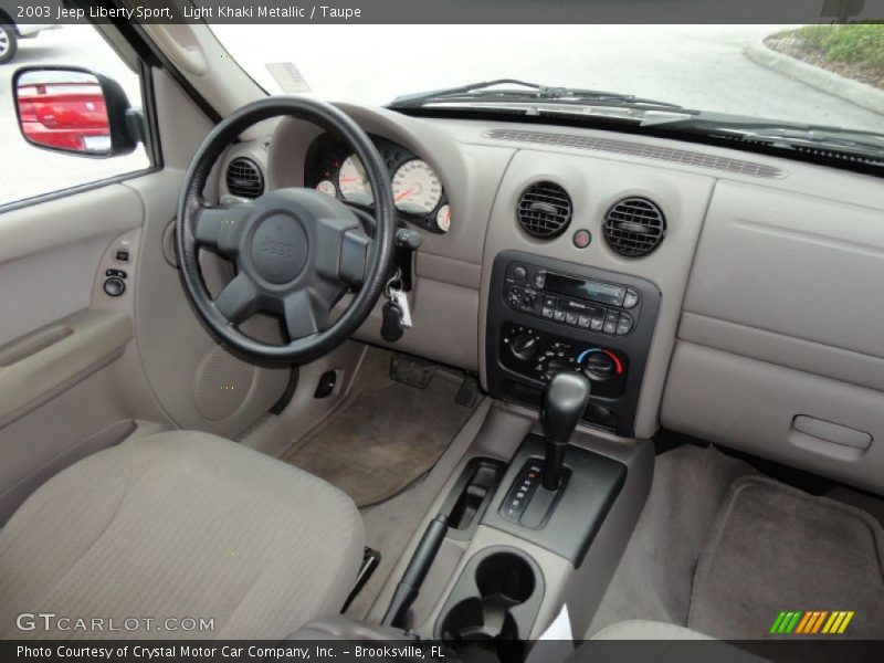 Light Khaki Metallic / Taupe 2003 Jeep Liberty Sport