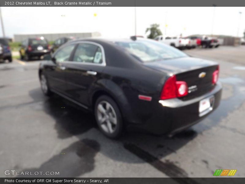 Black Granite Metallic / Titanium 2012 Chevrolet Malibu LT