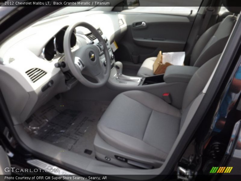 Black Granite Metallic / Titanium 2012 Chevrolet Malibu LT