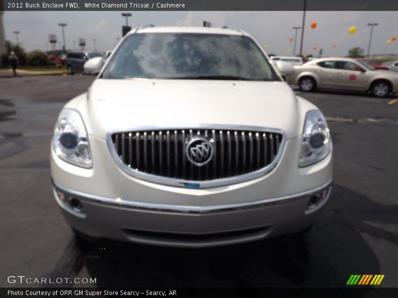 White Diamond Tricoat / Cashmere 2012 Buick Enclave FWD