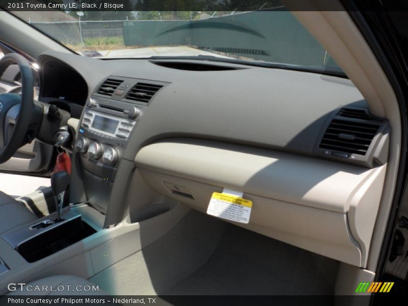 Black / Bisque 2011 Toyota Camry LE