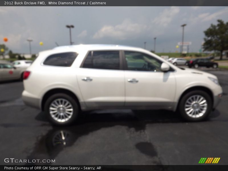 White Diamond Tricoat / Cashmere 2012 Buick Enclave FWD