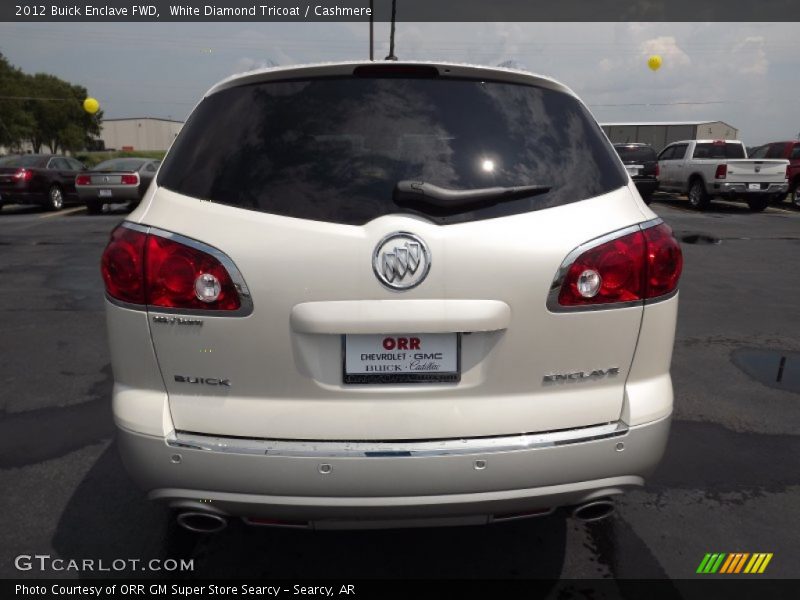 White Diamond Tricoat / Cashmere 2012 Buick Enclave FWD