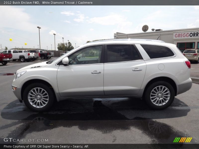 White Diamond Tricoat / Cashmere 2012 Buick Enclave FWD