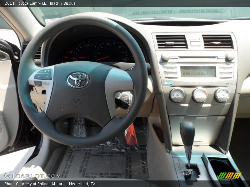 Black / Bisque 2011 Toyota Camry LE