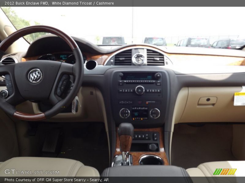 White Diamond Tricoat / Cashmere 2012 Buick Enclave FWD