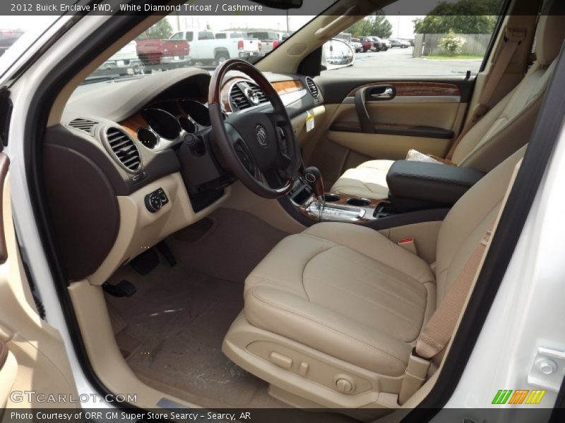 White Diamond Tricoat / Cashmere 2012 Buick Enclave FWD