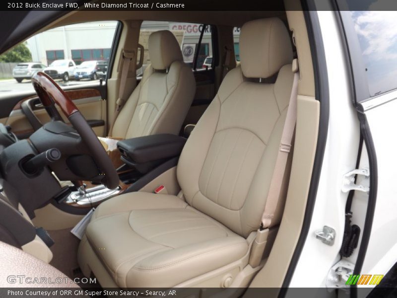 White Diamond Tricoat / Cashmere 2012 Buick Enclave FWD