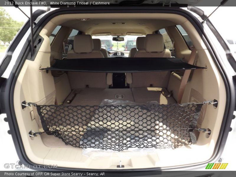 White Diamond Tricoat / Cashmere 2012 Buick Enclave FWD