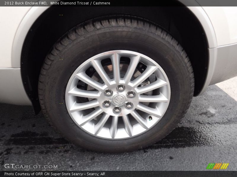 White Diamond Tricoat / Cashmere 2012 Buick Enclave FWD
