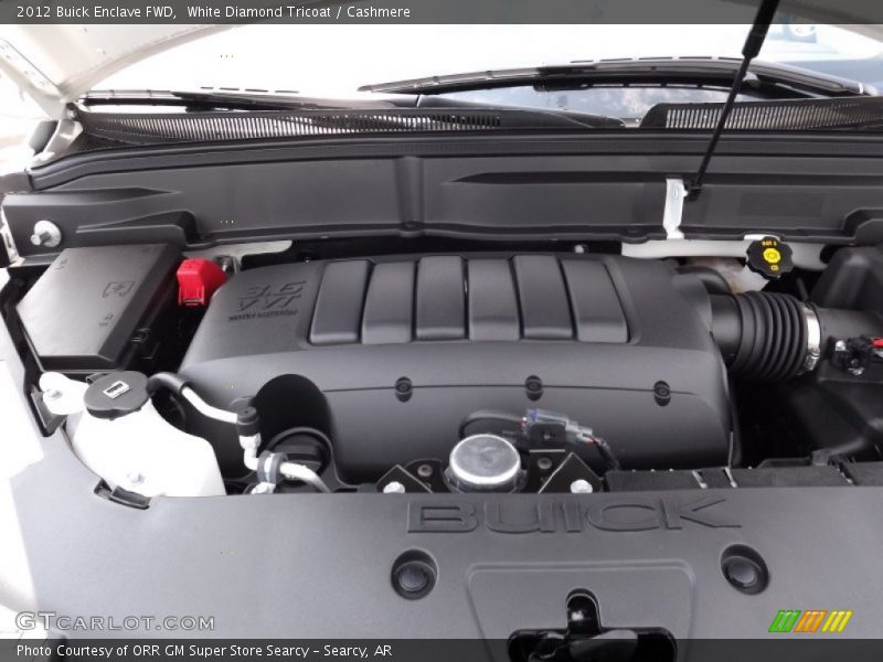 White Diamond Tricoat / Cashmere 2012 Buick Enclave FWD