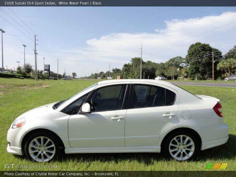  2008 SX4 Sport Sedan White Water Pearl