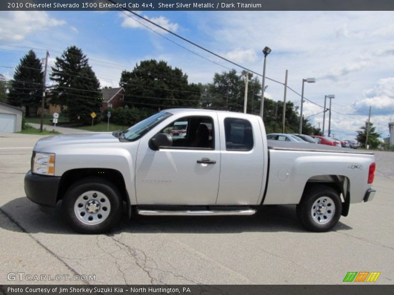  2010 Silverado 1500 Extended Cab 4x4 Sheer Silver Metallic
