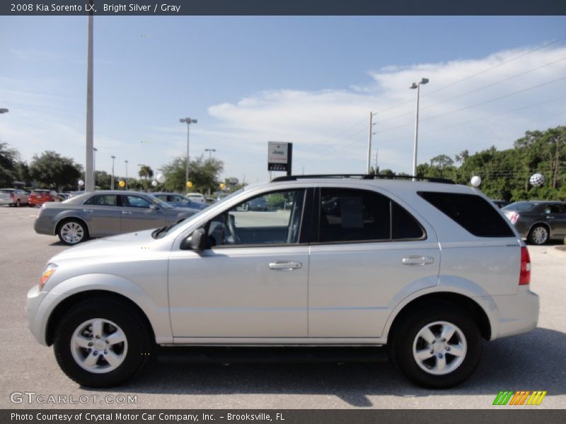 Bright Silver / Gray 2008 Kia Sorento LX