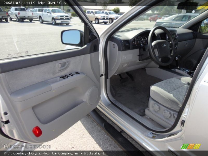 Bright Silver / Gray 2008 Kia Sorento LX