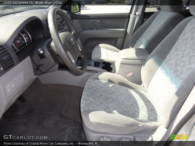 Bright Silver / Gray 2008 Kia Sorento LX