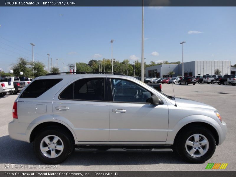 Bright Silver / Gray 2008 Kia Sorento LX