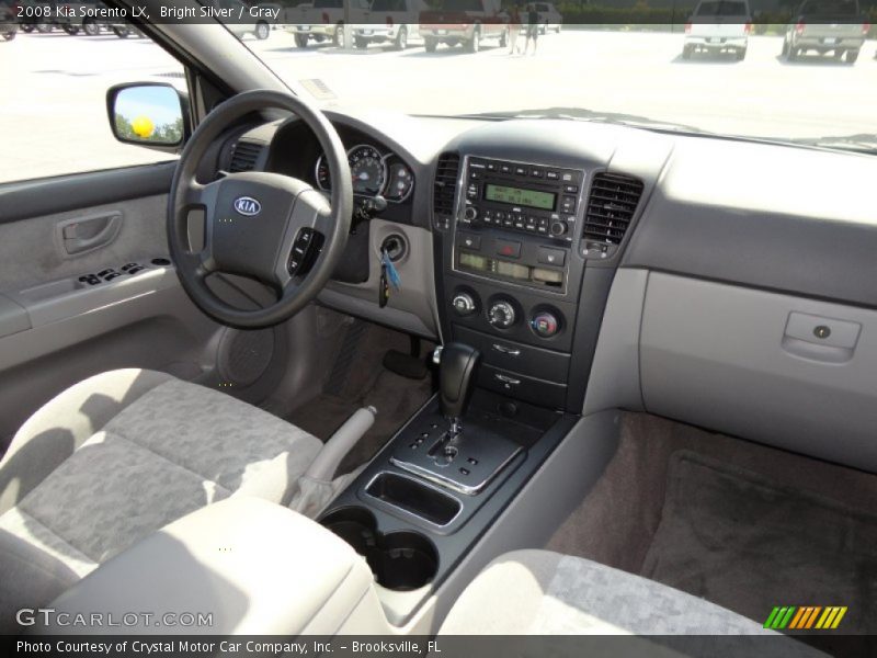 Bright Silver / Gray 2008 Kia Sorento LX