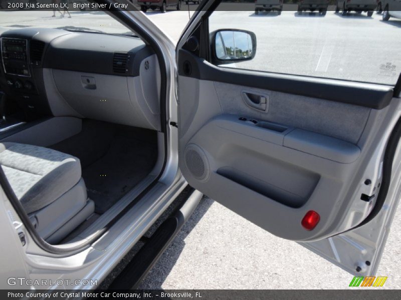 Bright Silver / Gray 2008 Kia Sorento LX