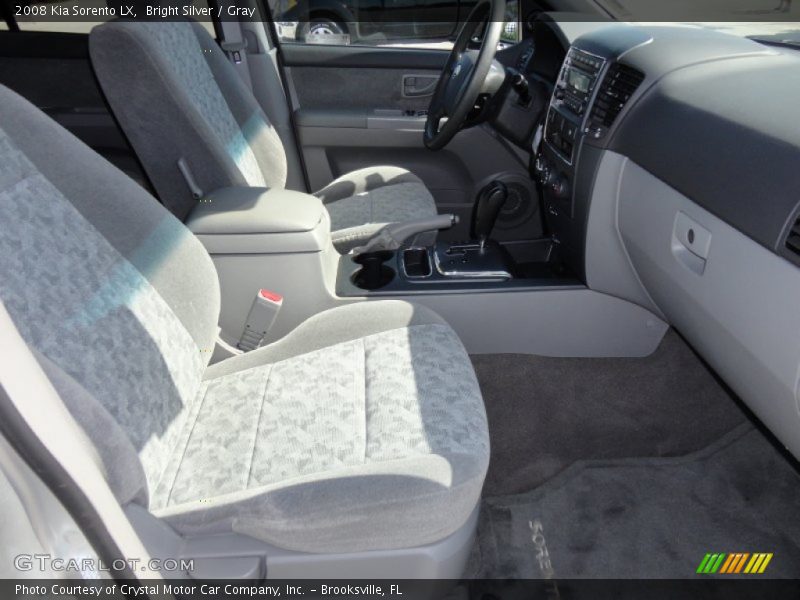 Bright Silver / Gray 2008 Kia Sorento LX