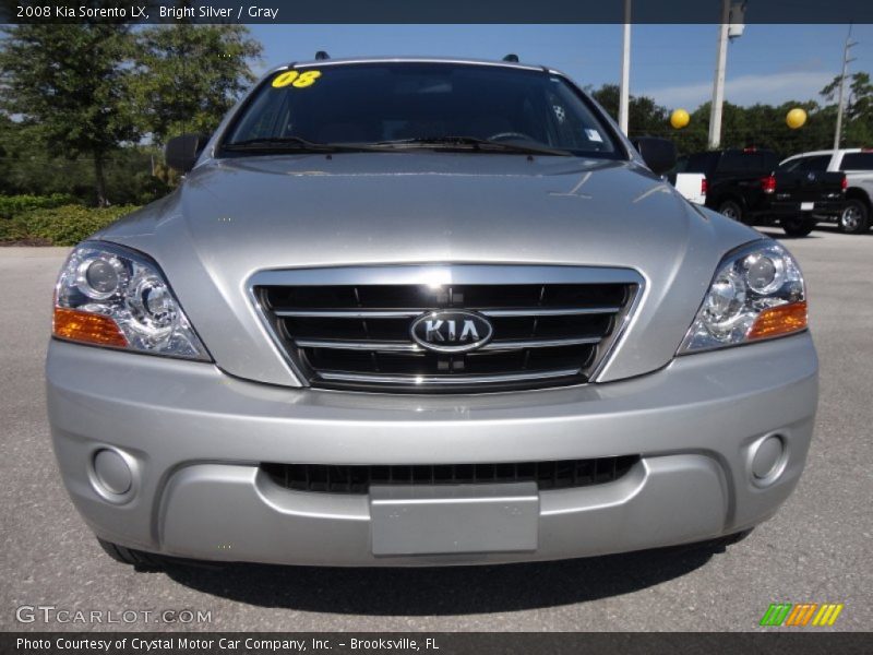 Bright Silver / Gray 2008 Kia Sorento LX