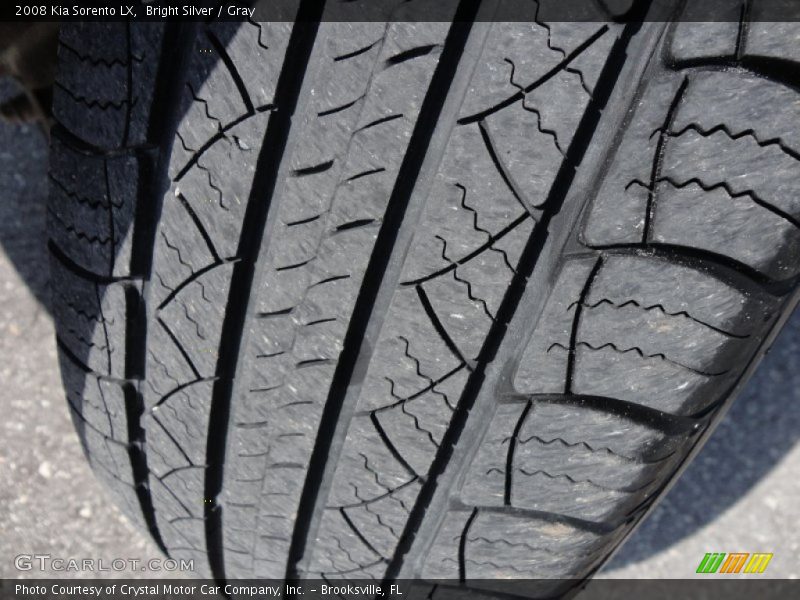 Bright Silver / Gray 2008 Kia Sorento LX