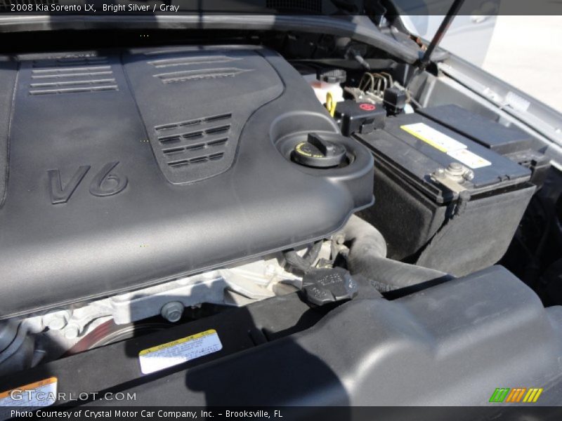 Bright Silver / Gray 2008 Kia Sorento LX