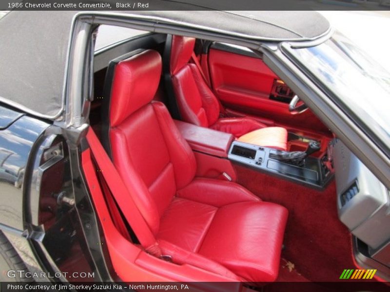  1986 Corvette Convertible Red Interior