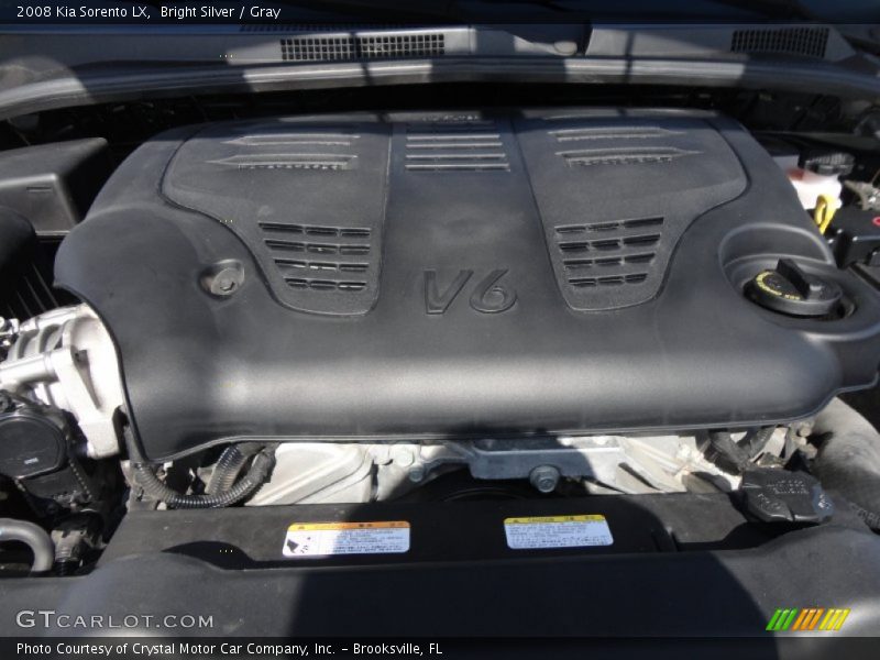 Bright Silver / Gray 2008 Kia Sorento LX
