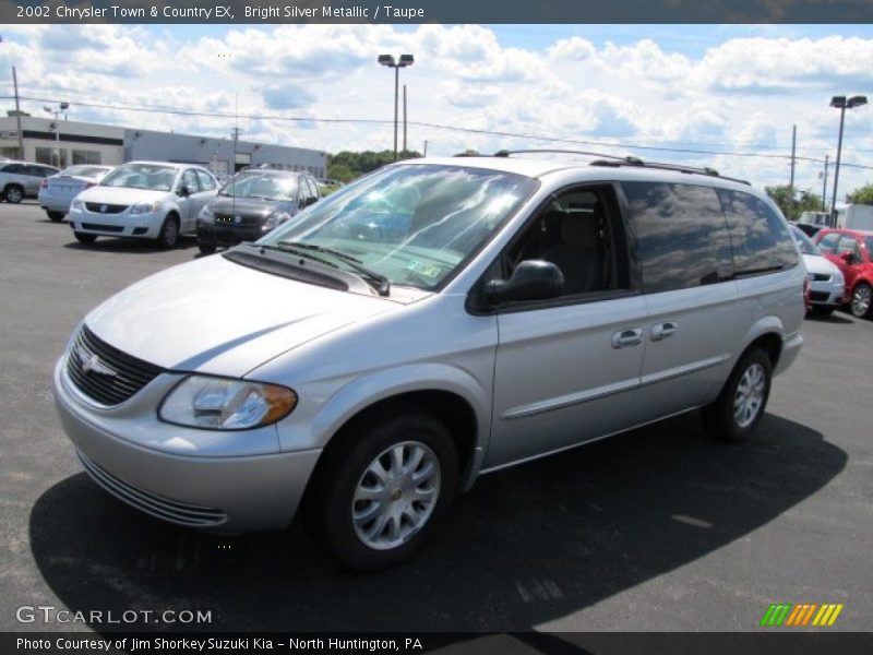 Bright Silver Metallic / Taupe 2002 Chrysler Town & Country EX