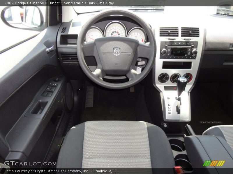 Bright Silver Metallic / Dark Slate Gray 2009 Dodge Caliber SXT