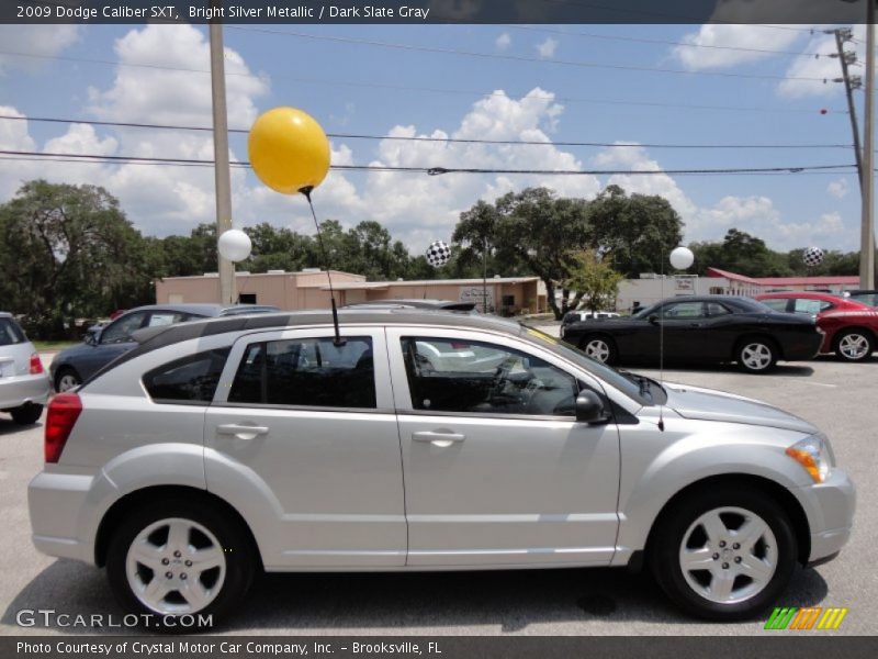 Bright Silver Metallic / Dark Slate Gray 2009 Dodge Caliber SXT