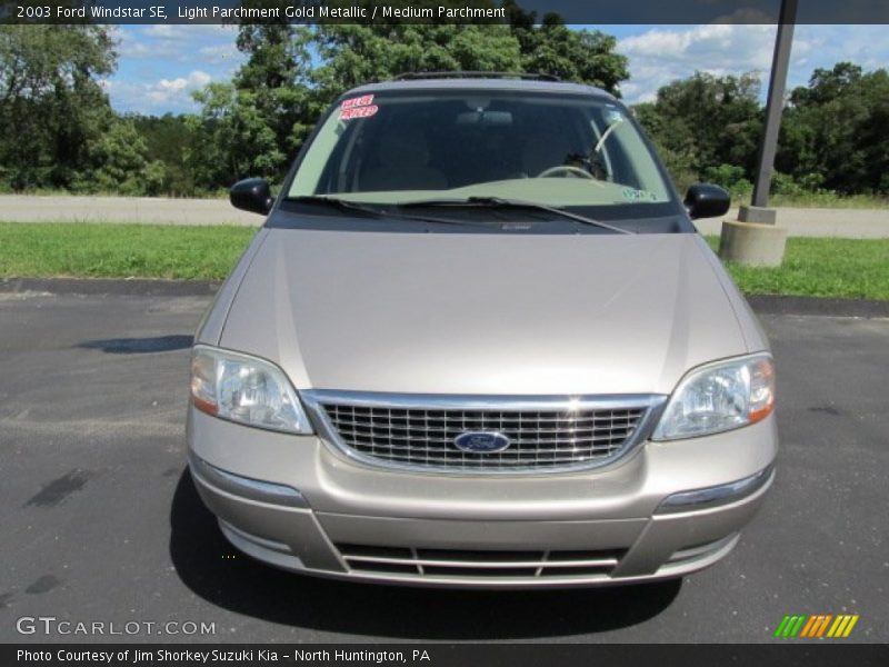 Light Parchment Gold Metallic / Medium Parchment 2003 Ford Windstar SE