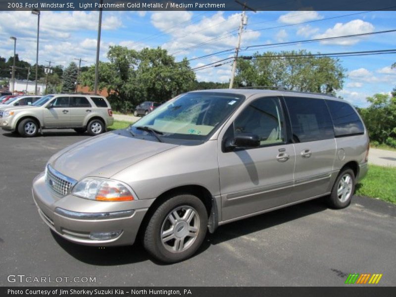Light Parchment Gold Metallic / Medium Parchment 2003 Ford Windstar SE
